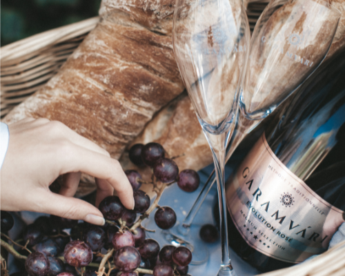 Garamvári Evolution Rosé Pezsgő - piknik hangulat